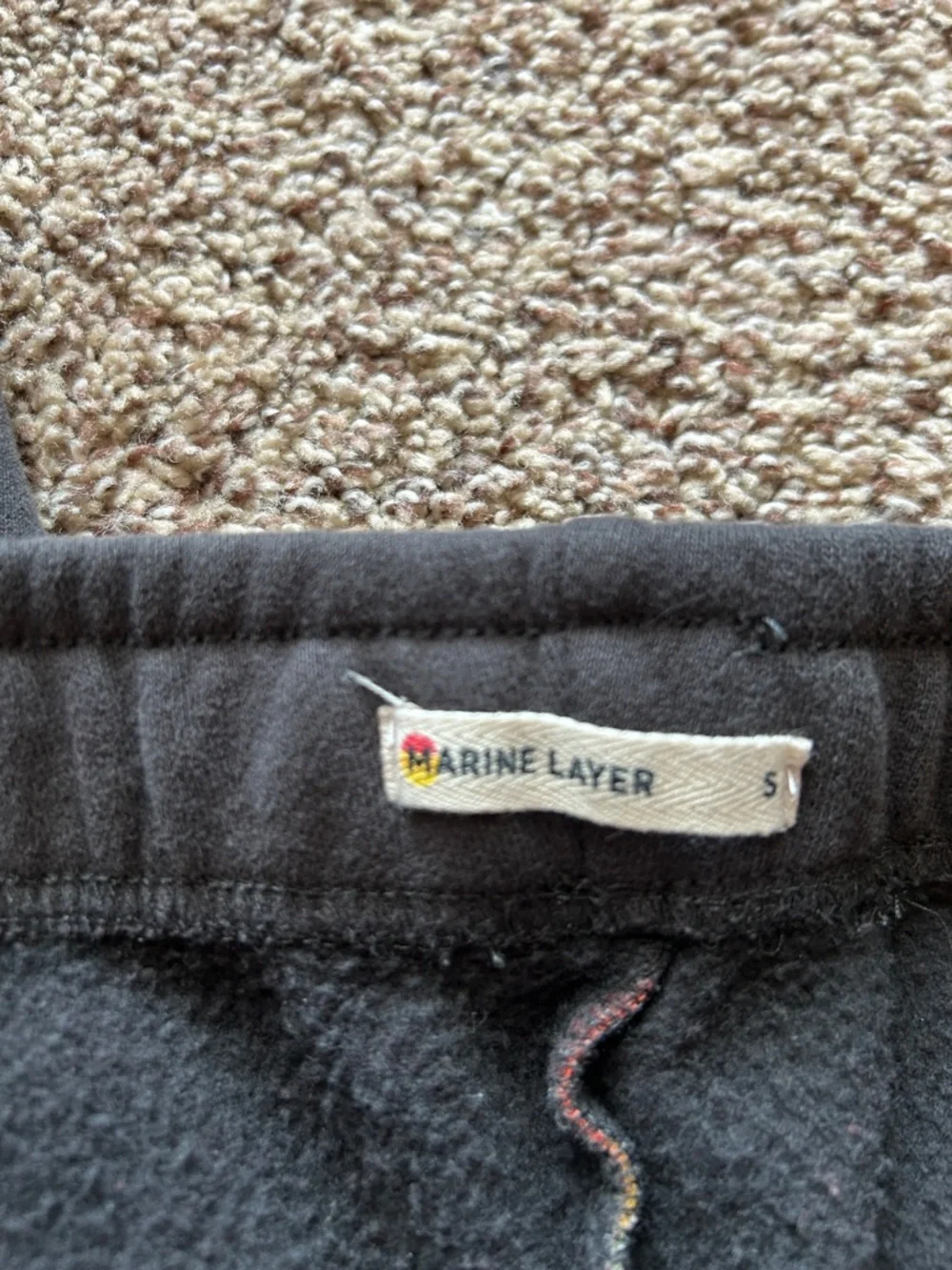 Marine Layer Anytime Rainbow Striped Sweatpants - Picture 5 of 6